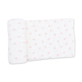 Little Horseshoes Pink - Swaddle Blanket