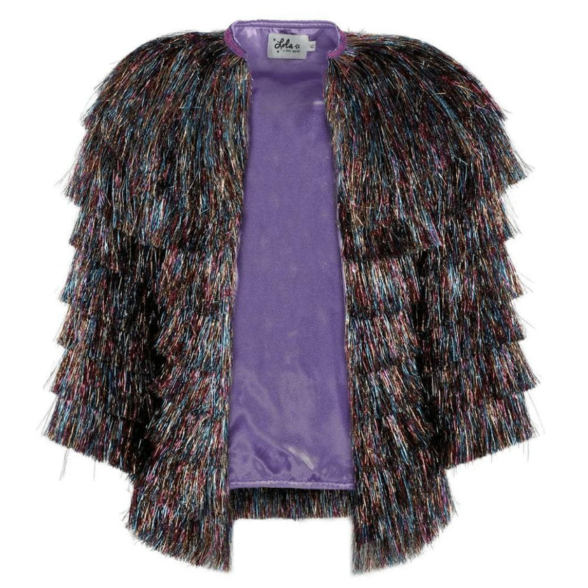 Party Rainbow Tinsel Jacket