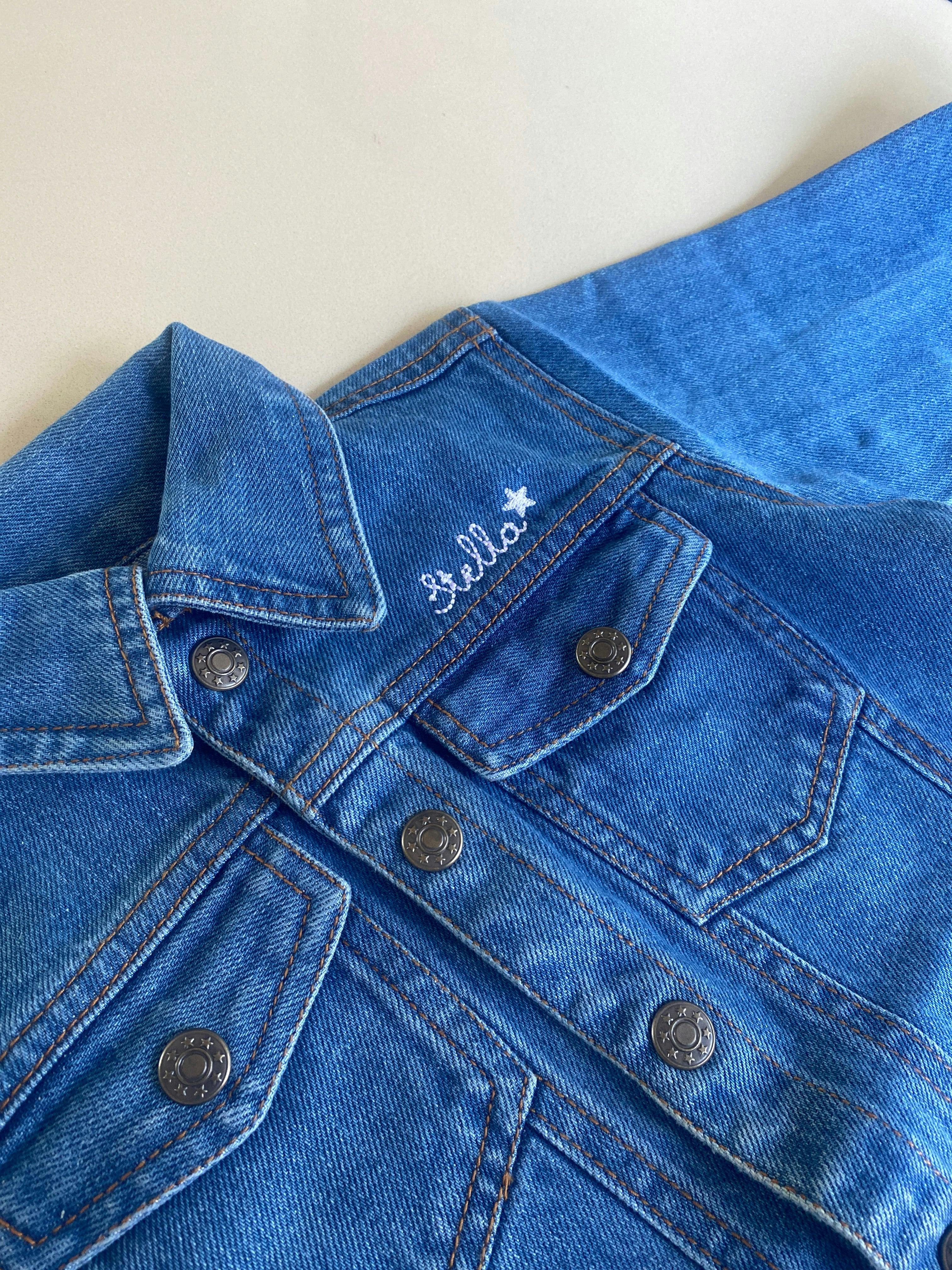 Baby & Kids Front Embroidery Denim Jacket
