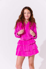 Happy Velour Set Hot Pink