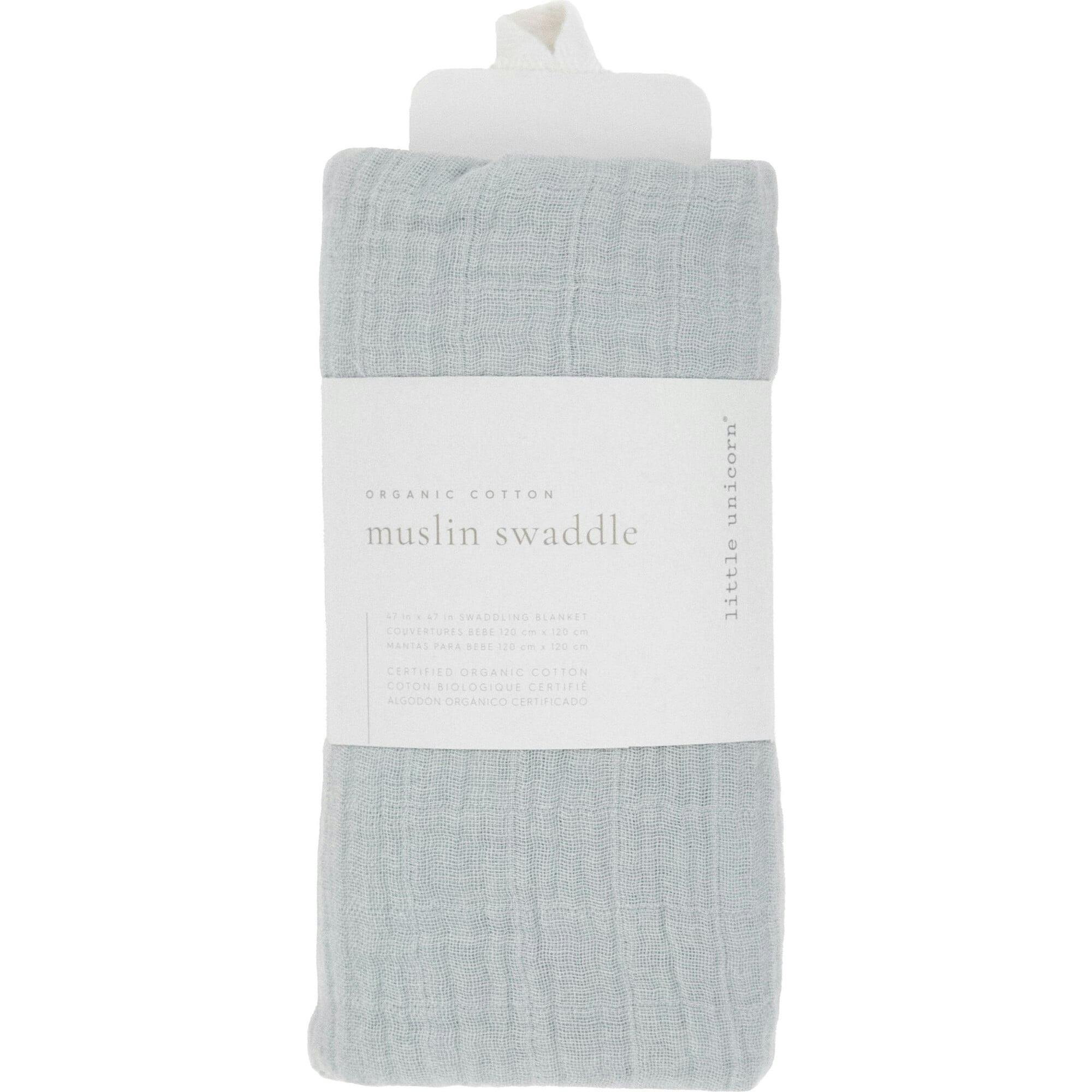 Organic Cotton Muslin Swaddle Blanket - Wheat