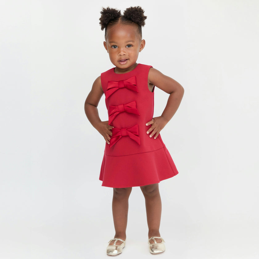 The Tiny Blythe Dress - Cherry