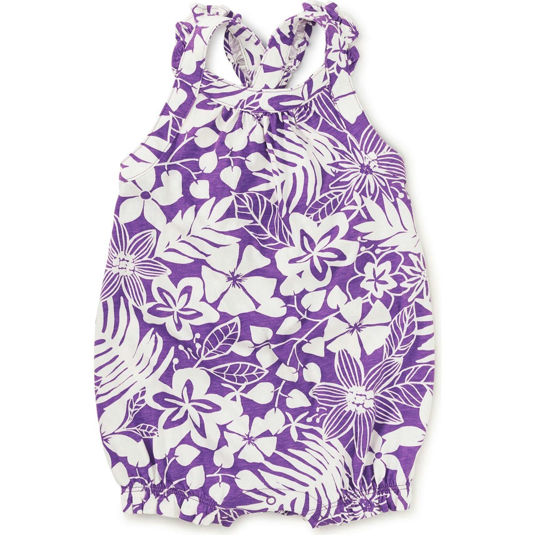 Cross-Back Baby Romper, Multi