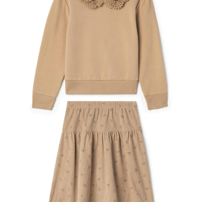 Corduroy Skirt Set