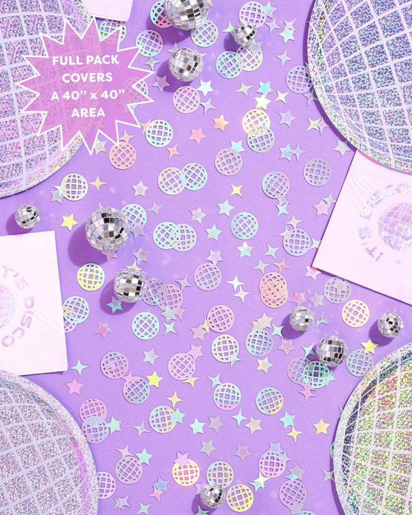 Disco Confetti - 200 pc iridescent foil confetti