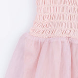 Solid Lotus - Long Sleeve Smocked Bubble with Tutu