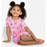 Skater Kitty Bamboo Girls' Long Sleeve Dress