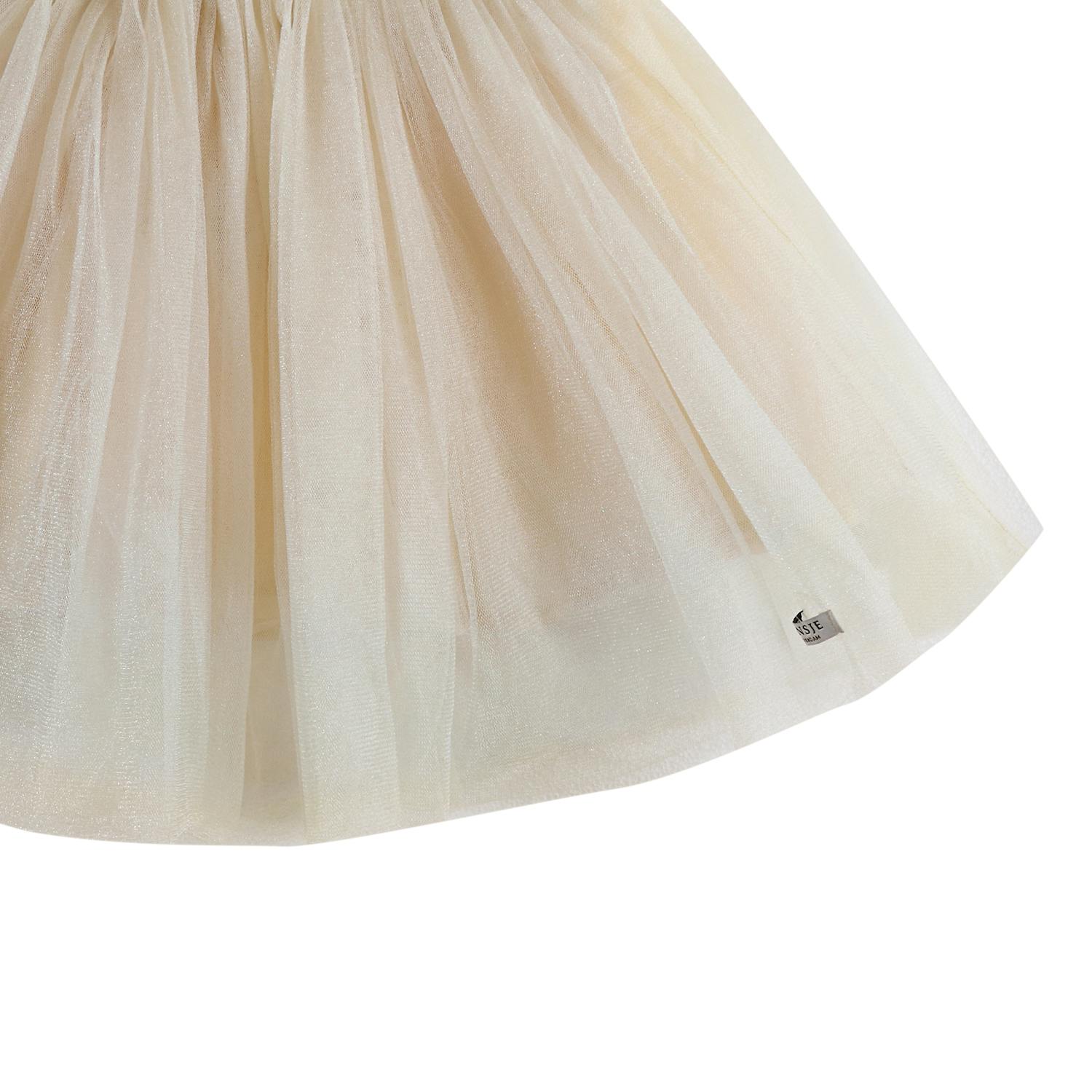 Pien Skirt | Off White Metallic