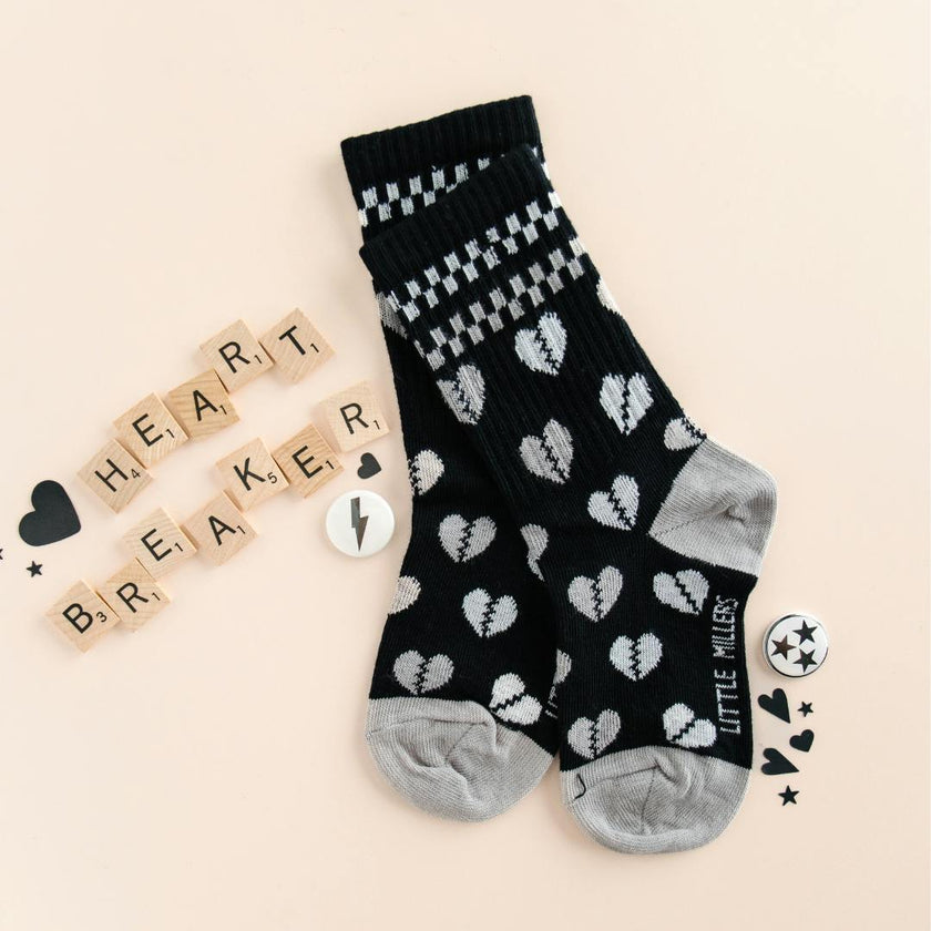 Heartbreaker Socks, Black