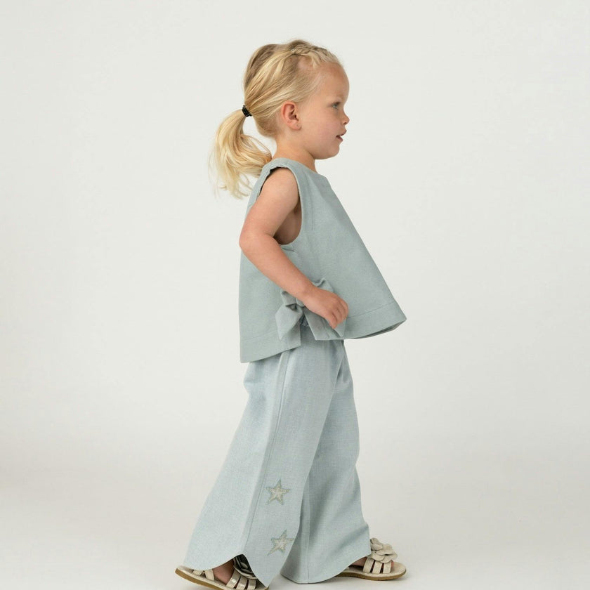 Hauke Denim Trousers | Stars | Ice Blue