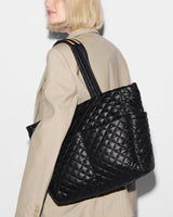 Black Metro Diaper Tote