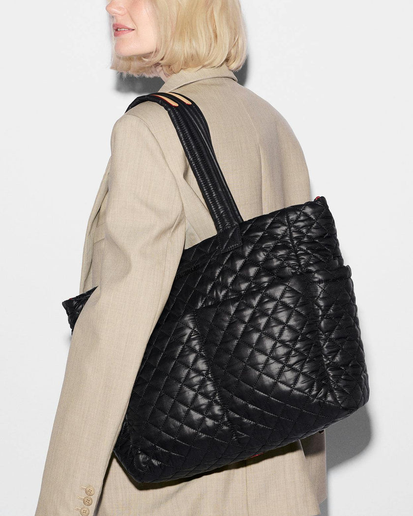 Black Metro Diaper Tote