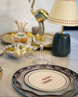 Sisly Hors d'Oeuvres Plate Set - Ecru
