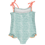 Stripes Smocked Swimsuit, Prints