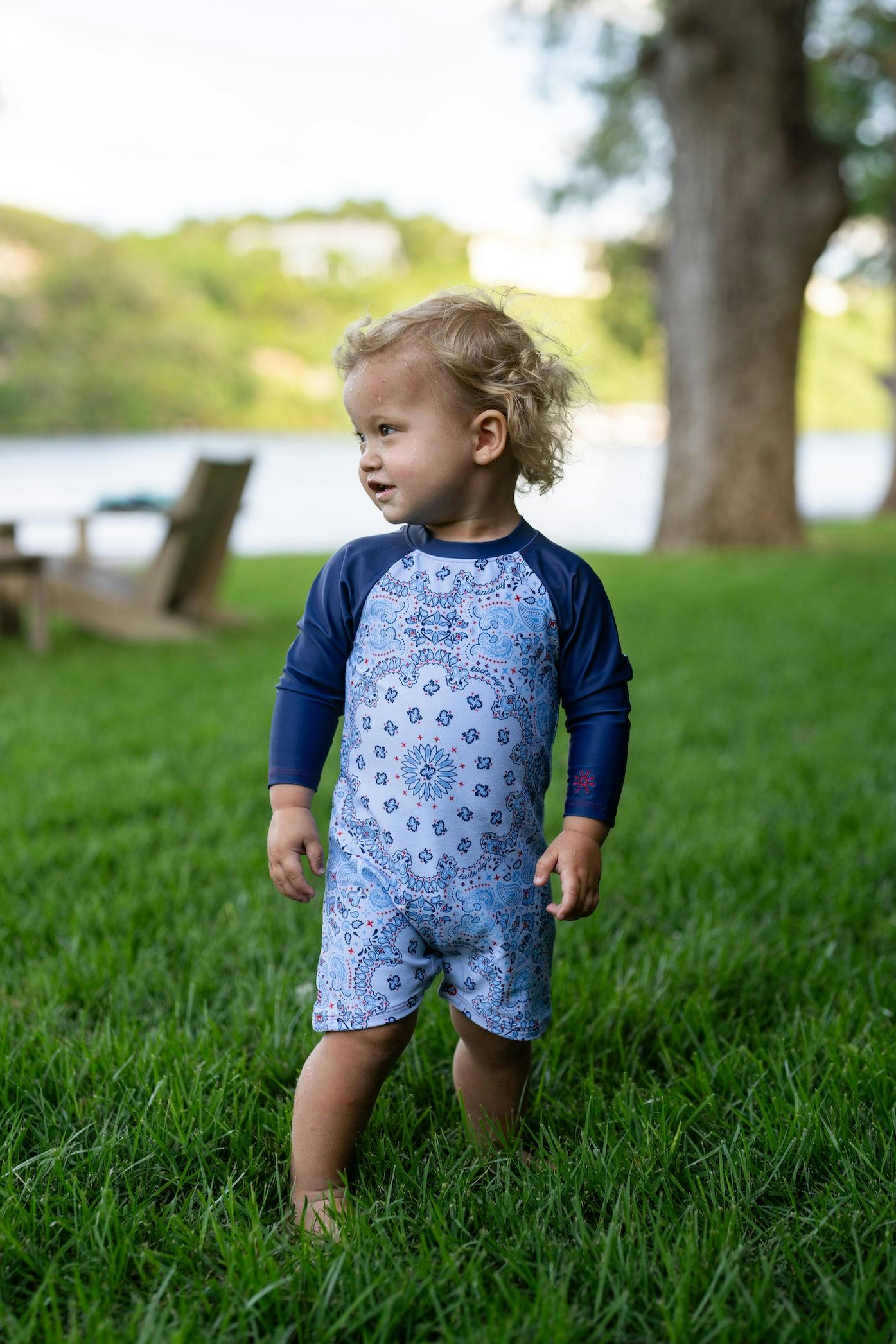 boys luca rashguard one piece