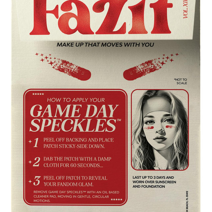 Red Game Day Speckles