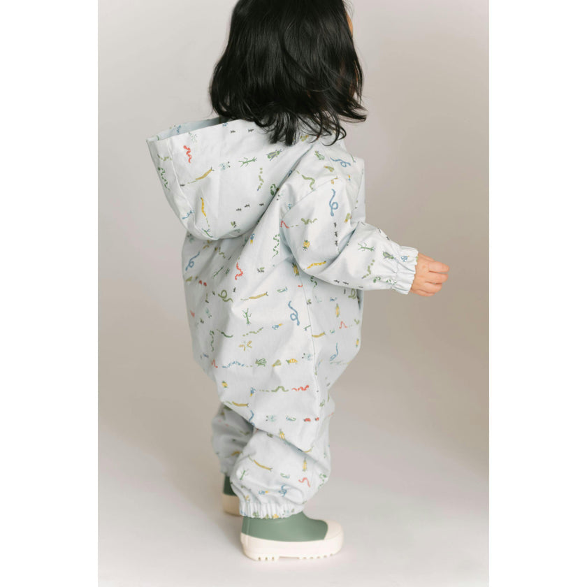 Park Suit - Crawling Critters Blue