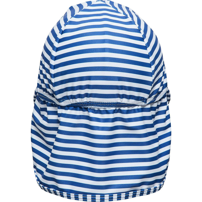 Denim Stripe Floating Flap Hat