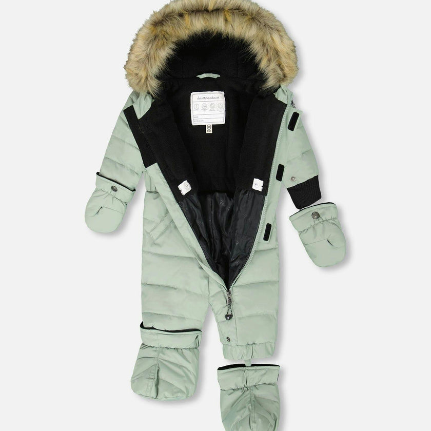 One-Piece Baby Original Puffy Snowsuit Sage Green