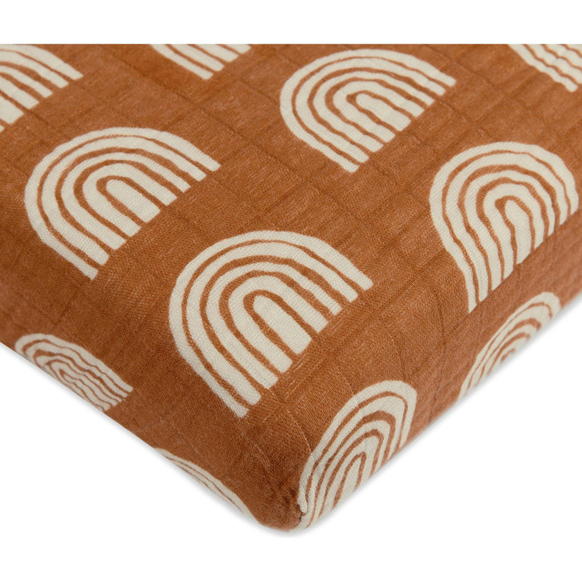 Organic Muslin Cotton Mini Crib Sheet