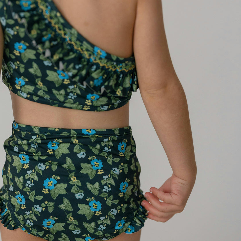 Josie in Spring Mustard In Navy