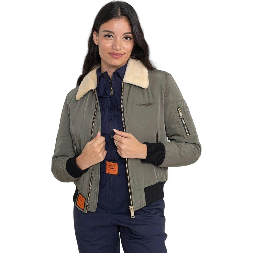 BOMBERS ORIGINAL Barcelona Aviator Jacket - Kaki