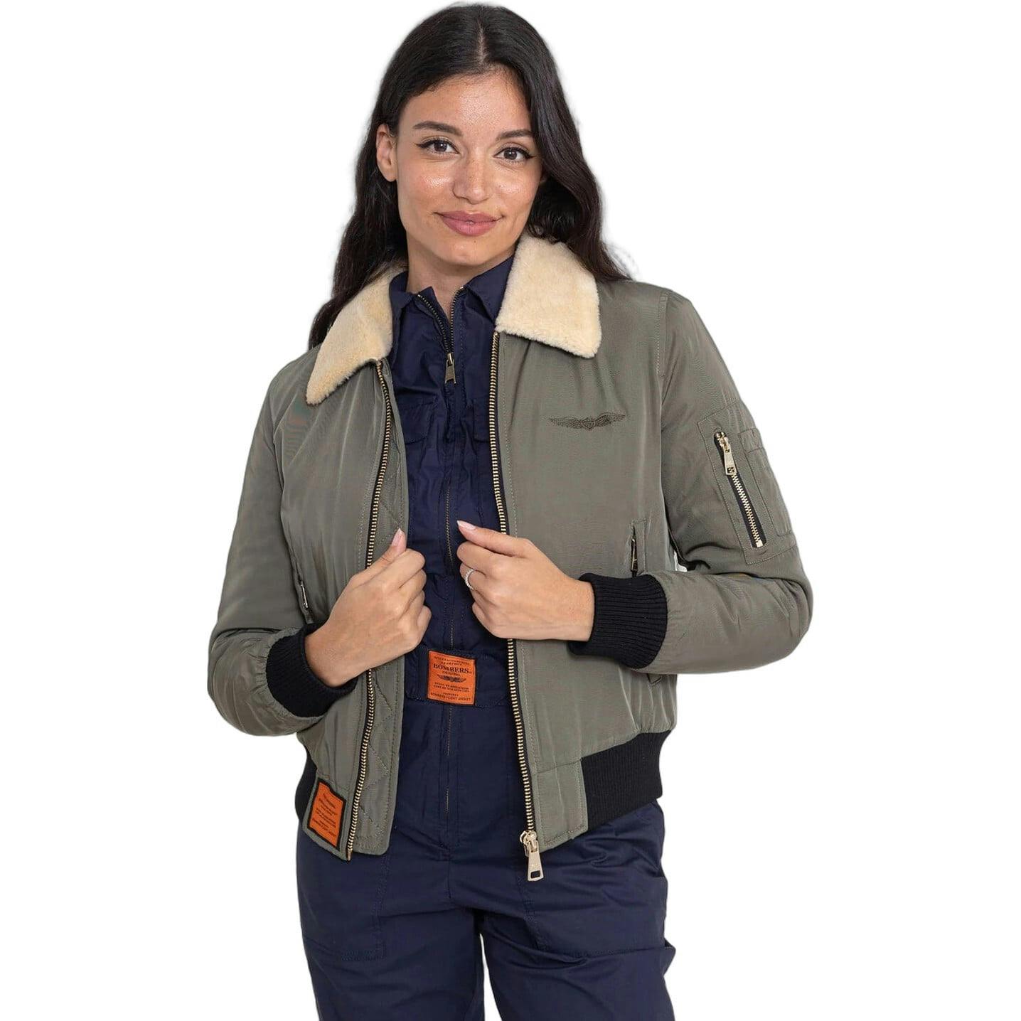 BOMBERS ORIGINAL Barcelona Aviator Jacket - Kaki