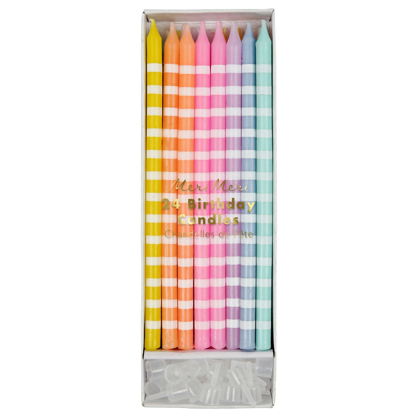 Pastel Party Candles