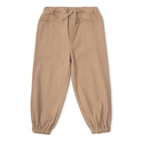 Organic Twill Joggers Pants - Taupe