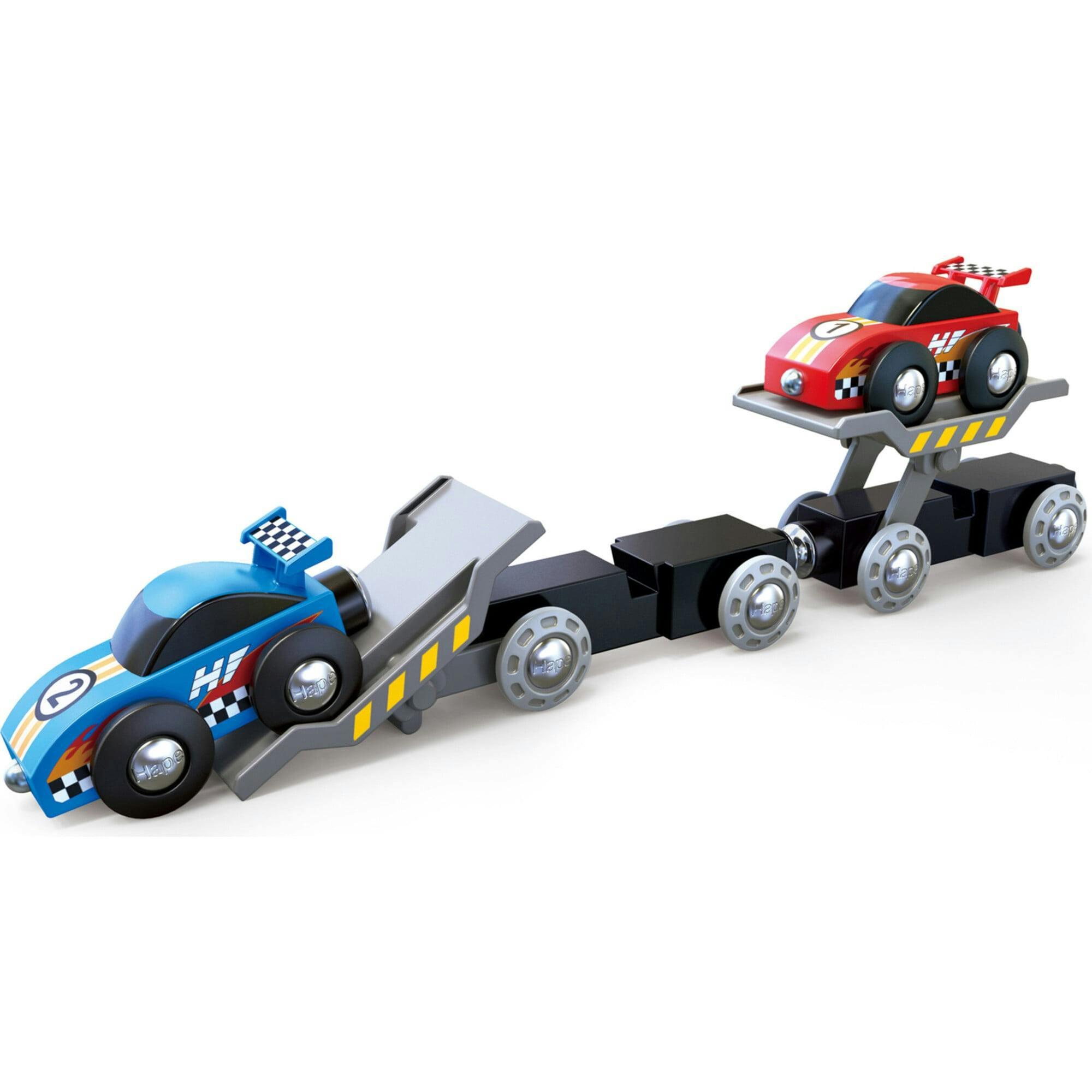 Race Car Transporter Kid's Loading & Towing Playset