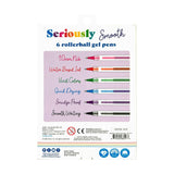 Seriously Smooth Rollerball Gel Pens - Set of 6