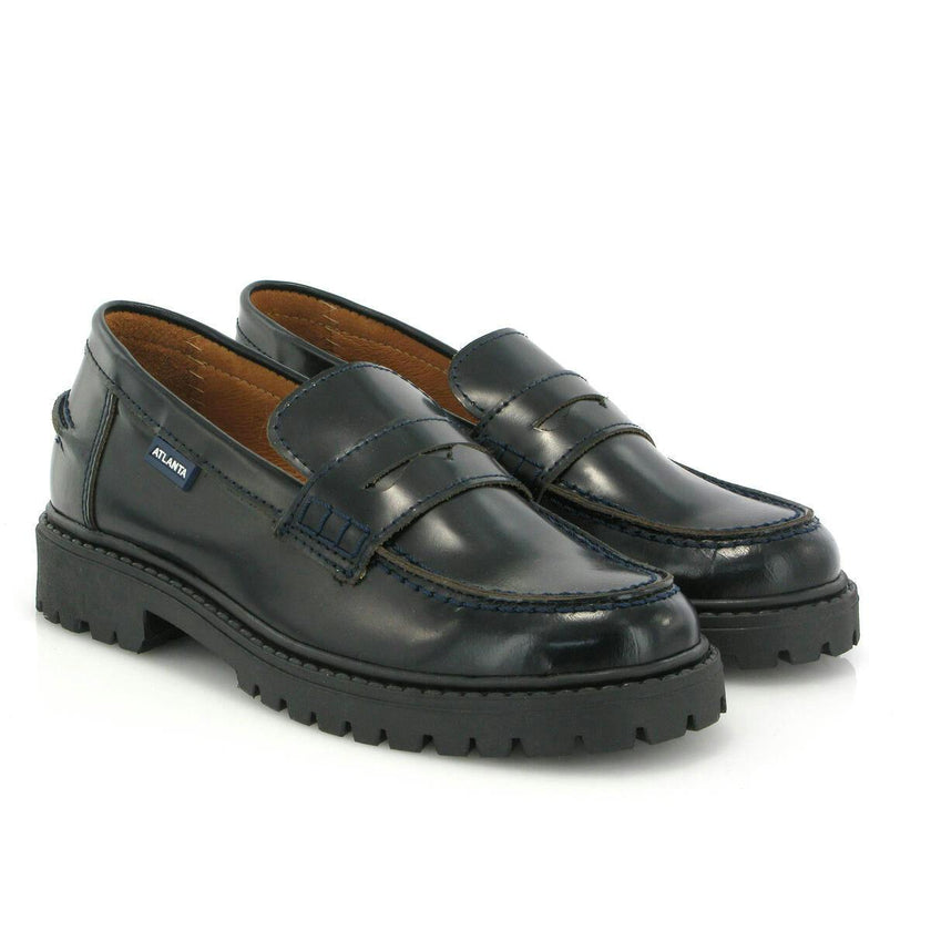 Aurea Loafers, Shiny Black