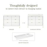 Namesake Brimsley Tambour 6-Drawer Assembled Dresser