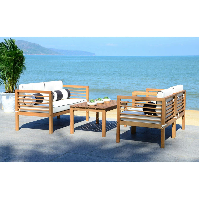 Alda Eucalyptus 4-Piece Outdoor Set