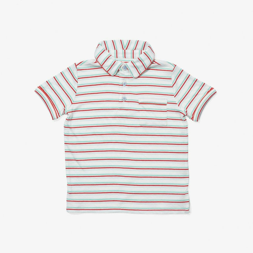 Marco Polo, Turquoise Triple Stripe