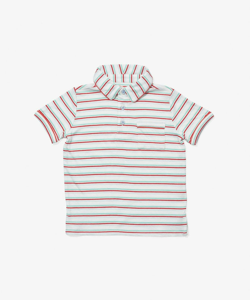 Marco Polo, Turquoise Triple Stripe
