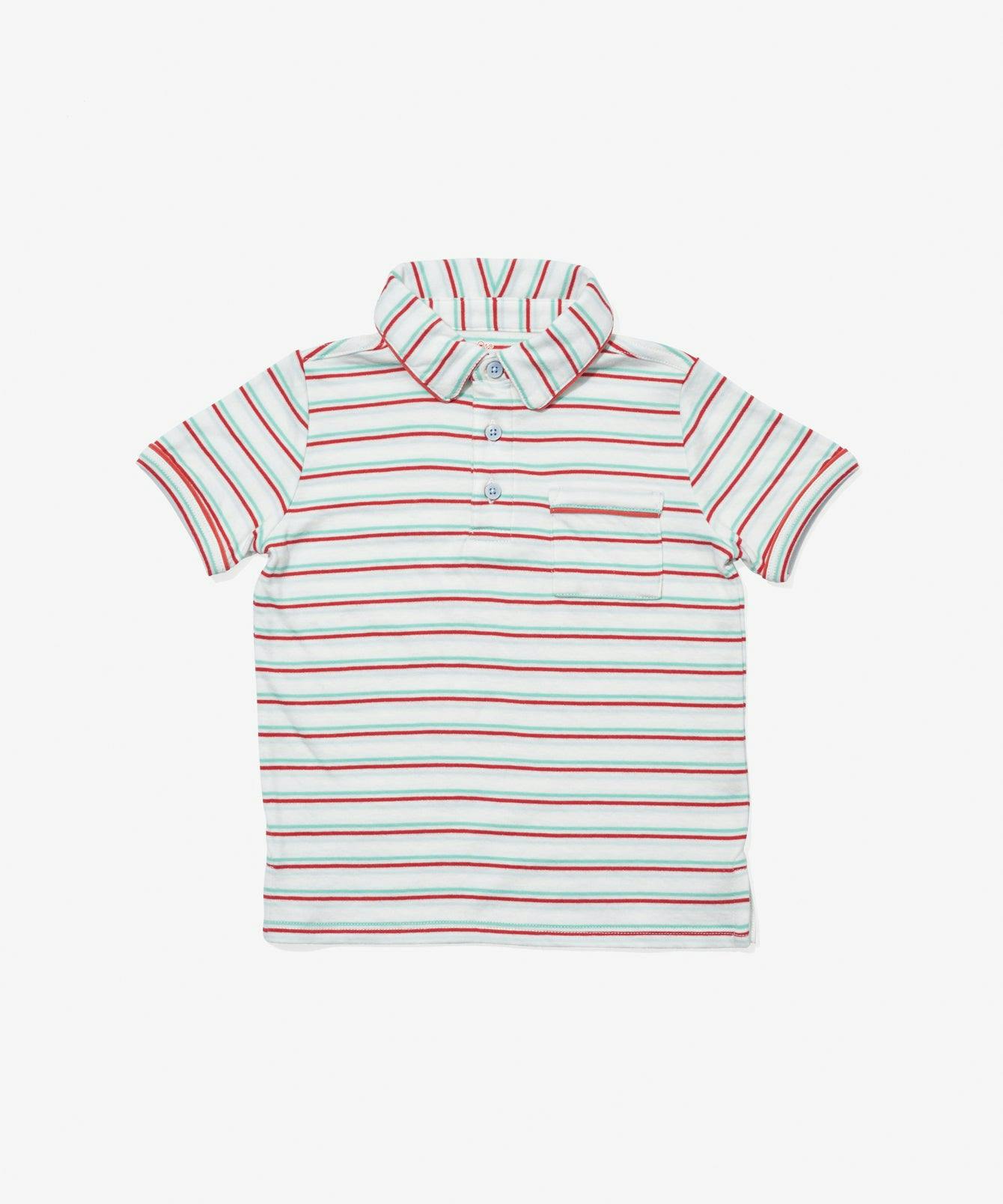 Marco Polo, Turquoise Triple Stripe