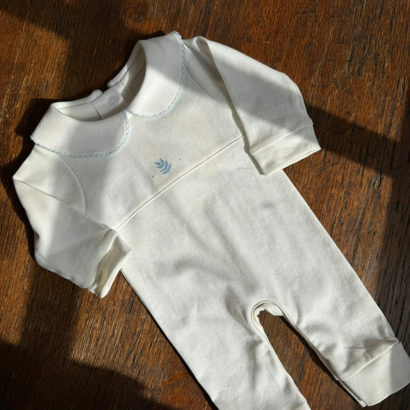 Pima Romper Oliva Blue