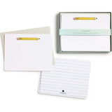 Set of 8 Flat Notecards