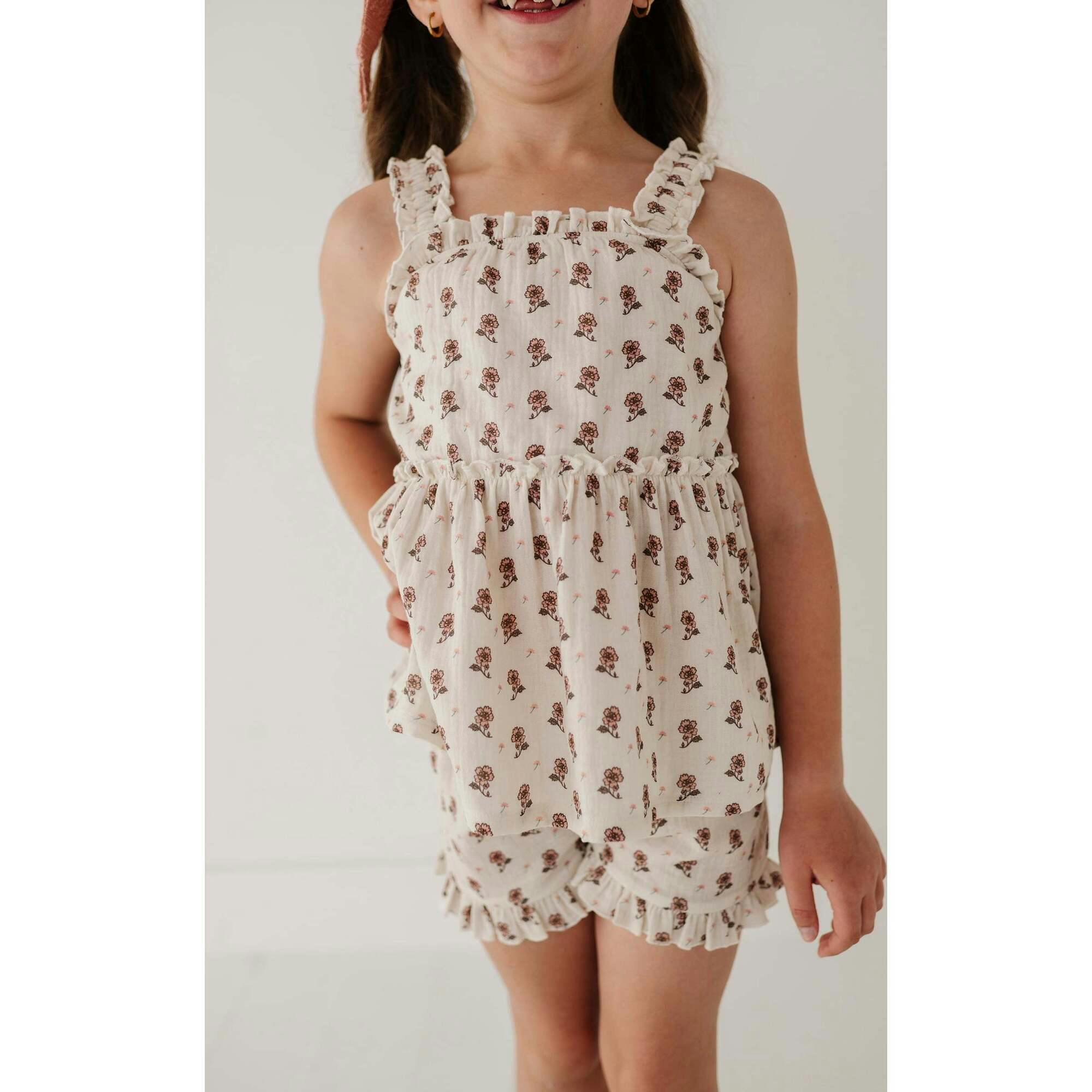 Ruffle Gauze Shorts
