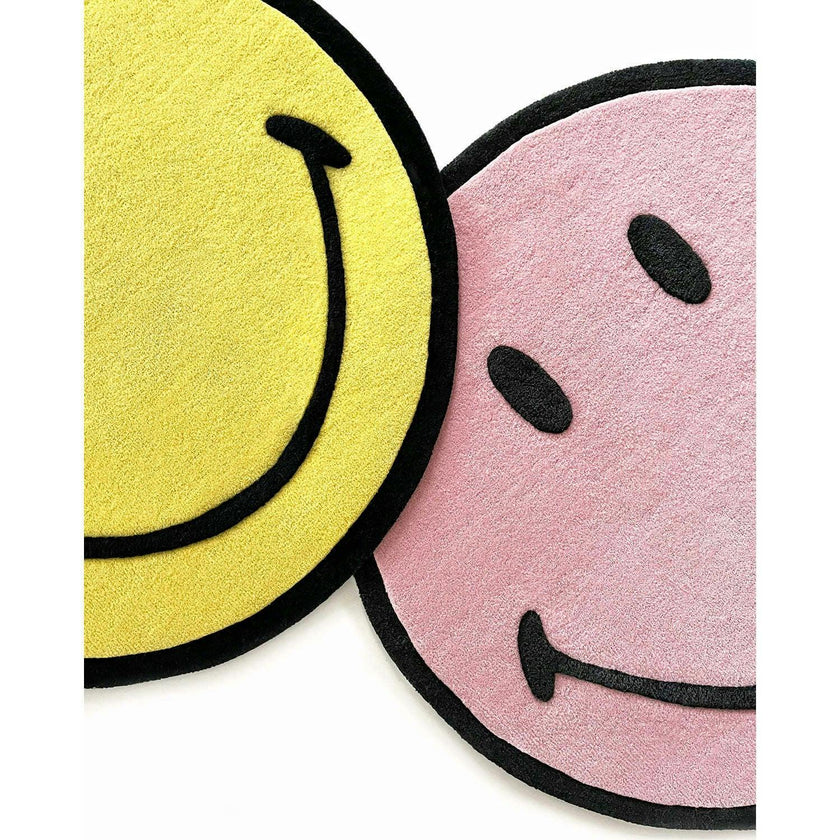 Round Smiley Rug