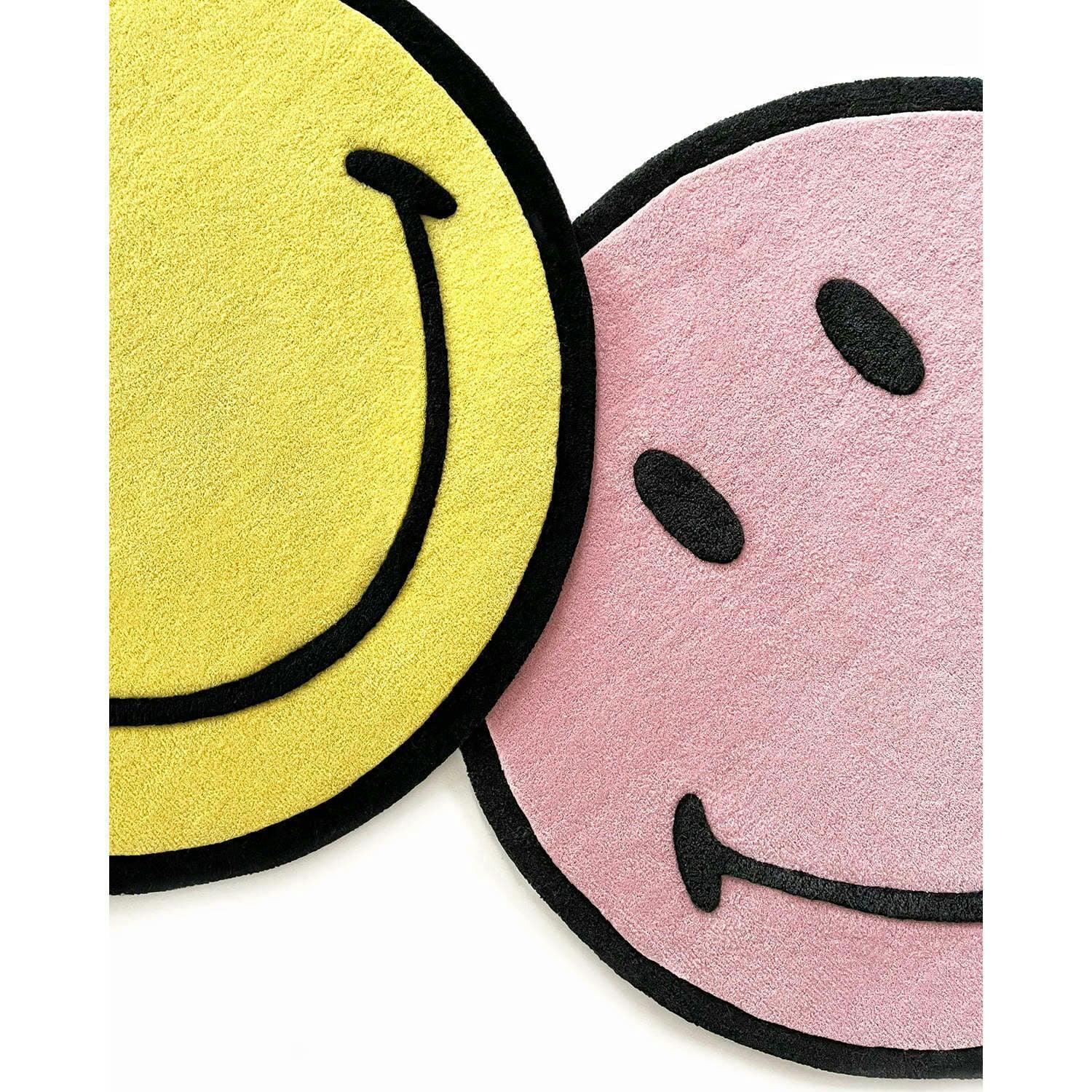 Round Smiley Rug