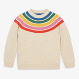 Kids sweater in placed rainbow