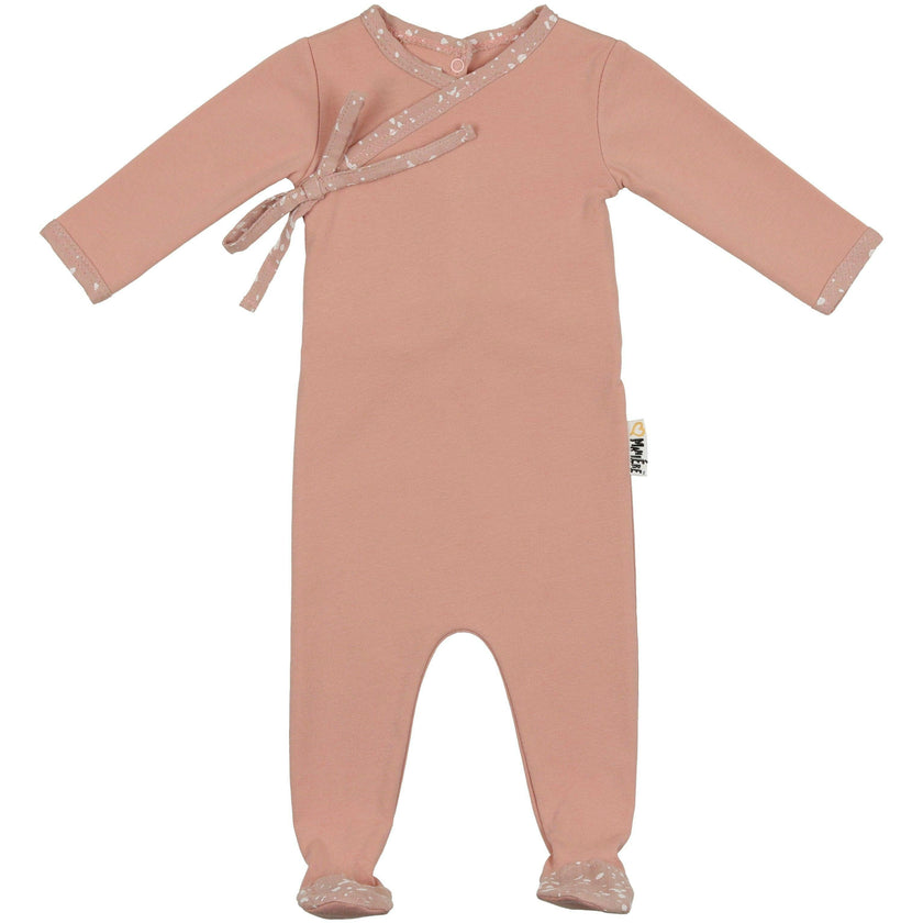 Speckled Wrap Footie