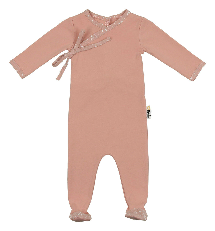 Speckled Wrap Footie