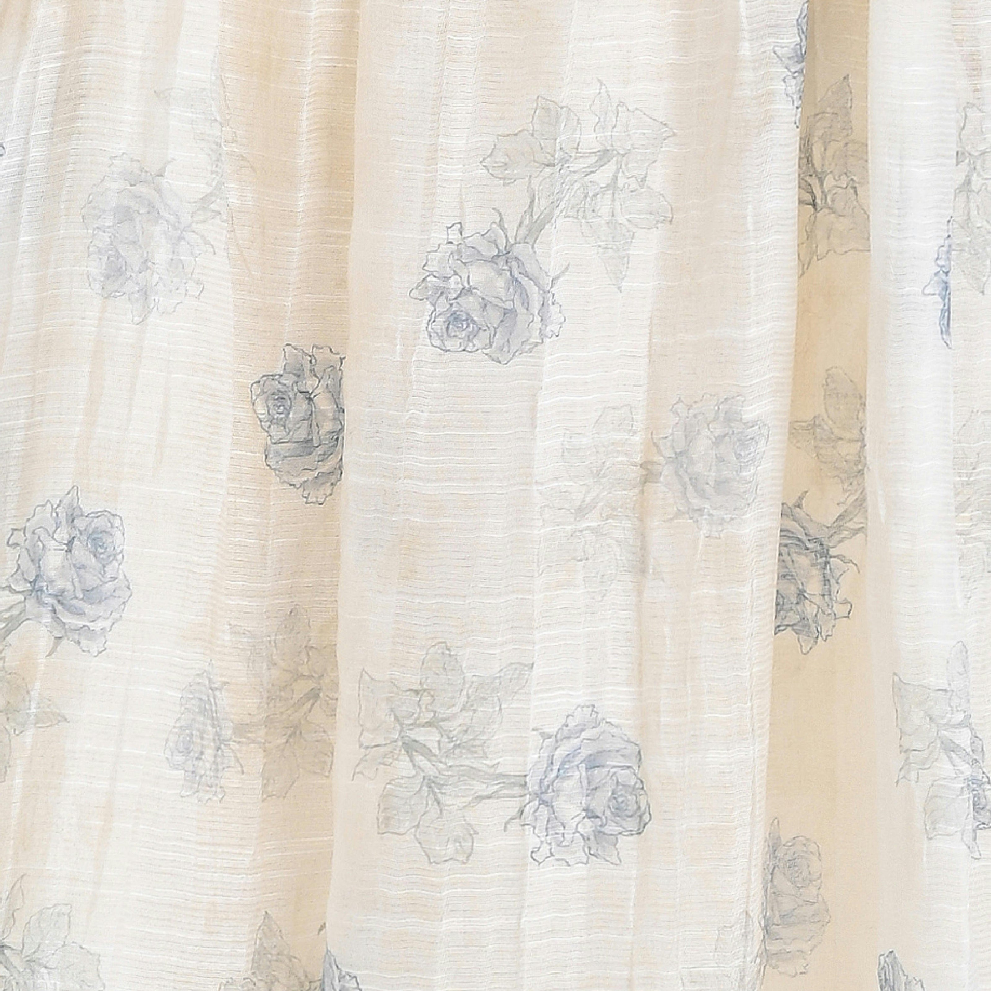 Vintage Bloom Ruffle Dress