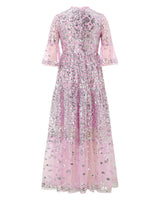 Tabitha Sequin Maxi Dress, Bubblegum Pink