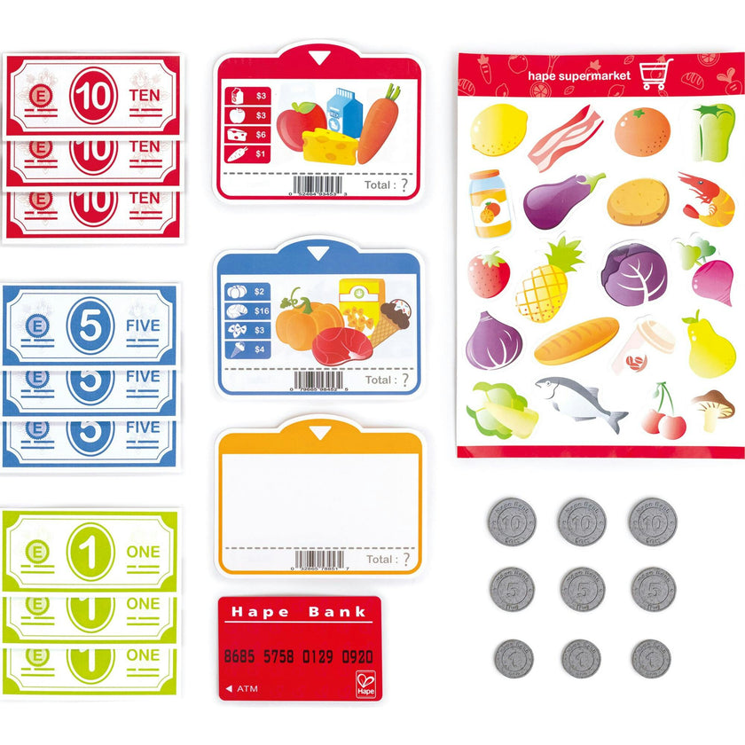 Hape: Beep 'N' Buy Cash Register - 24pc