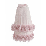 Light Pink Ameliora Ruffle Skirt Set