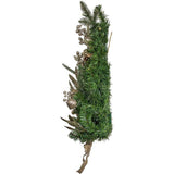 22-Inch Battery-Operated Prelit Decorated Wall Tree with Champagne Bow